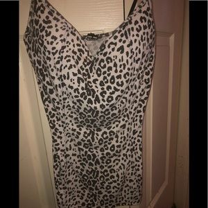 Cheetah print tank top